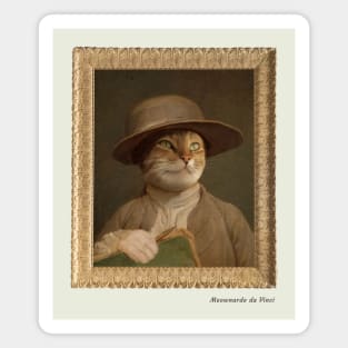 Meownardo da Vinci cat Magnet